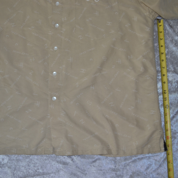 SEAN JOHN LOGO PATTERN CASUAL BUTTON FRONT SHIRT - Picture 8 of 8